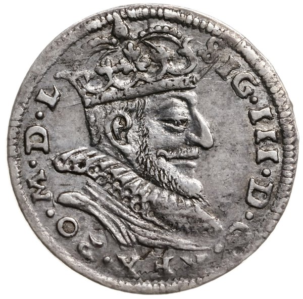 trojak 1590, Wilno; typ monety z herbem podskarb