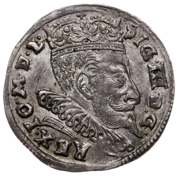 trojak, 1596, Wilno; typ monety z herb Chalecki 
