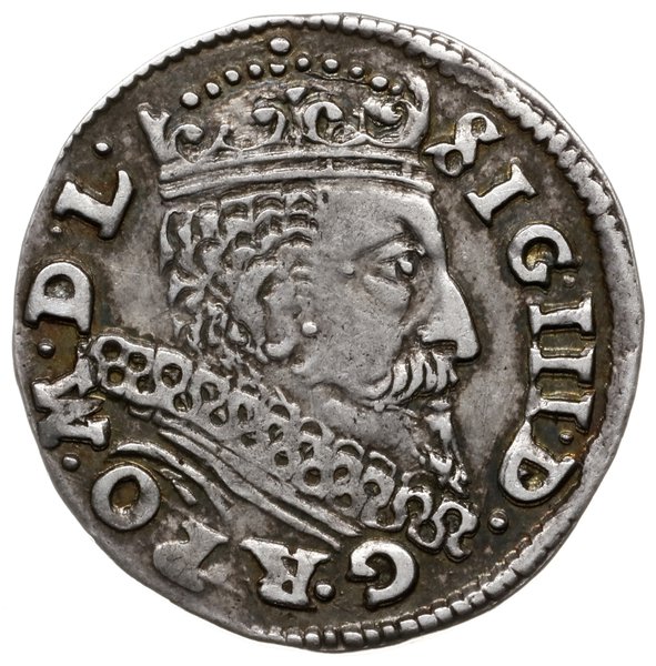 trojak 1602, Wilno; Aw: Popiersie króla w prawo 