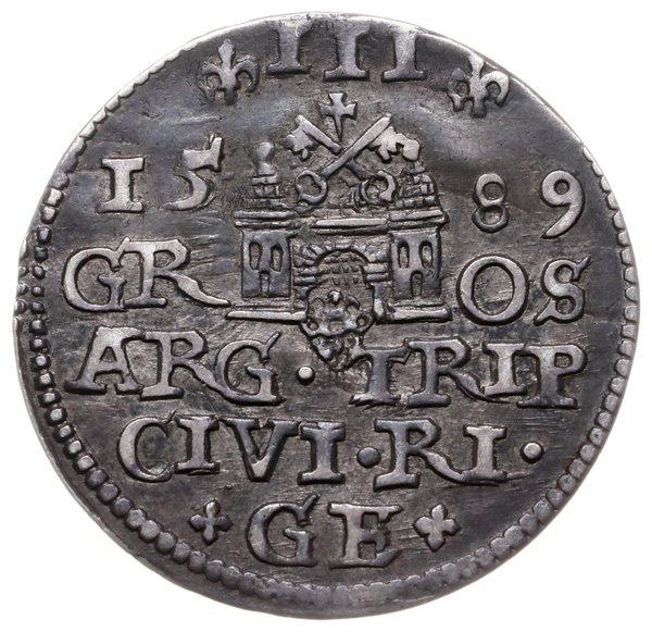 trojak, 1589, Ryga