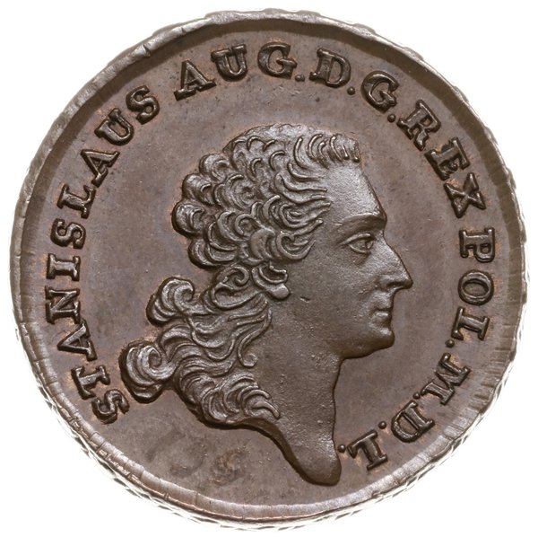 trojak 1766, Kraków; odmiana z drobnymi listkami