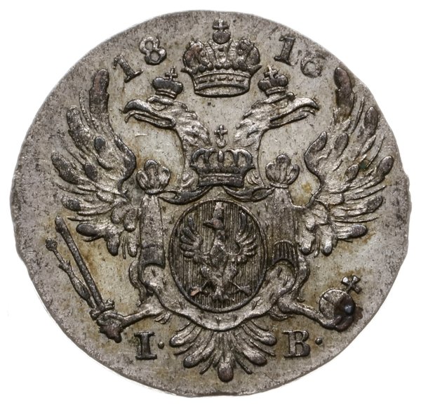 5 groszy 1816, Warszawa; Bitkin 854, Kop. 2633, 
