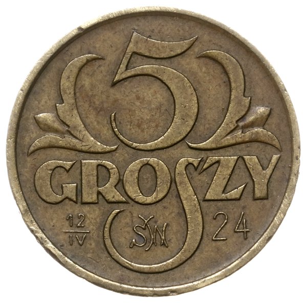 5 groszy 1923, Warszawa