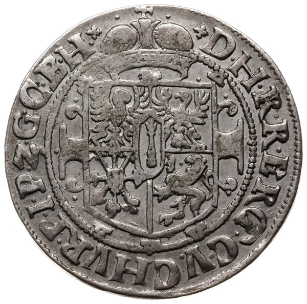ort, 1621, Królewiec; data na awersie pod popier