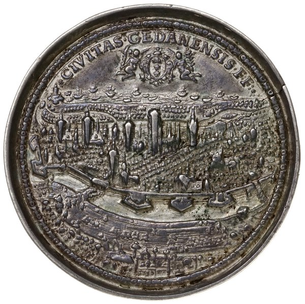 medal gdański, 1617, projektu Samuela Ammana; Aw