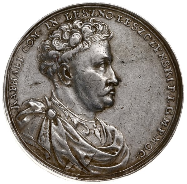 medal z Rafałem Leszczyńskim, Wrocław, projektu Johanna Reinharda Engelhardta