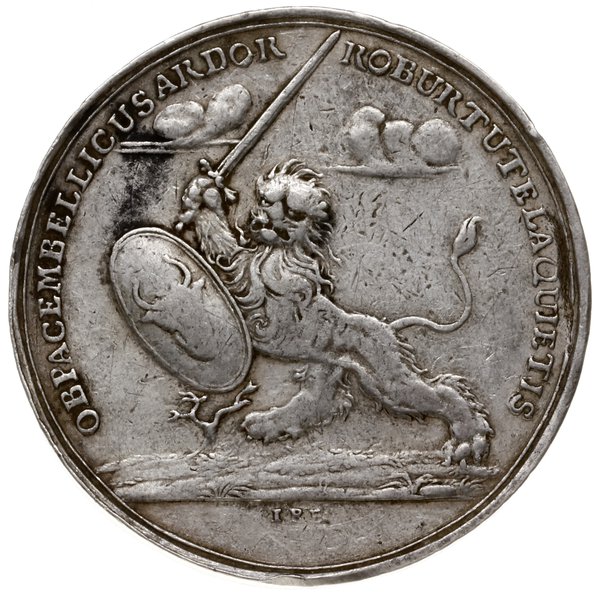 medal z Rafałem Leszczyńskim, Wrocław, projektu Johanna Reinharda Engelhardta