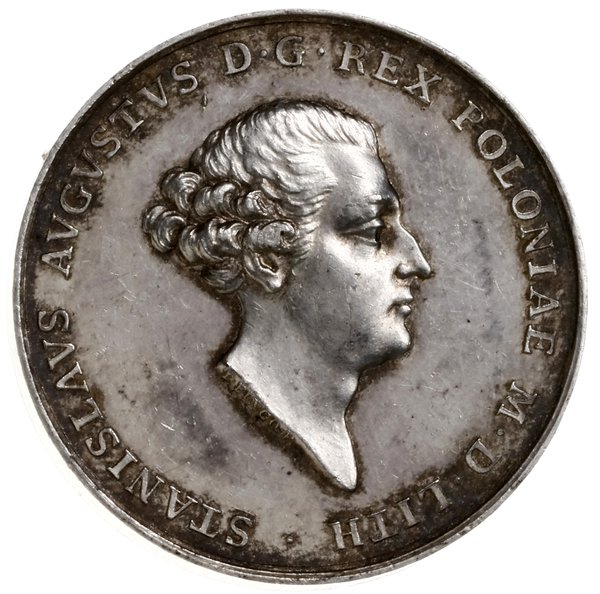 medal koronacyjny Stanisława Augusta Poniatowski