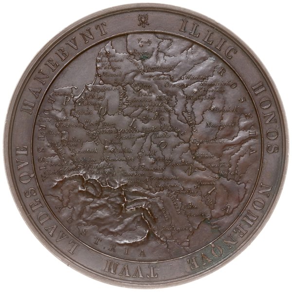 medal pamiątkowy dla Dudleya C. Stuarta, 1859, projektu Antoine’a Bovy’ego