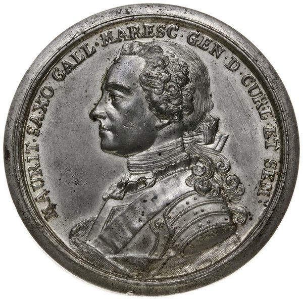 medal, 1750, sygnowany D KAM FE