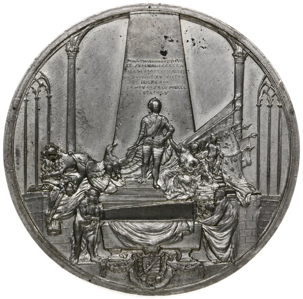 medal, 1750, sygnowany D KAM FE; Aw: Popiersie w