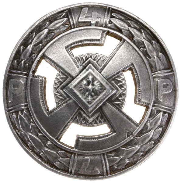 oficerska odznaka pamiątkowa 4. Pułku Piechoty Legionów (wzór 3)
