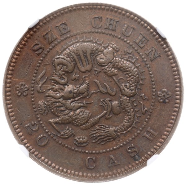 20 cash, bez daty (1903-1905); Aw: Inskrypcja “K