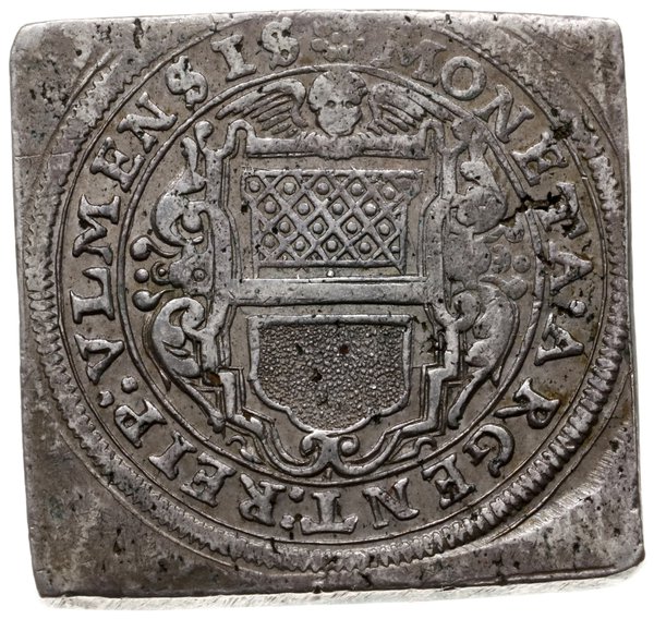 gulden 1704; Aw: Udekorowany herb miasta Ulm, MO