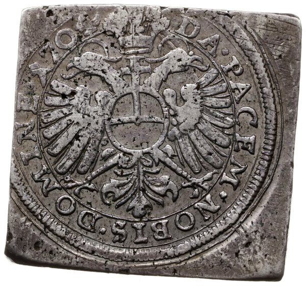 gulden 1704; Aw: Udekorowany herb miasta Ulm, MO