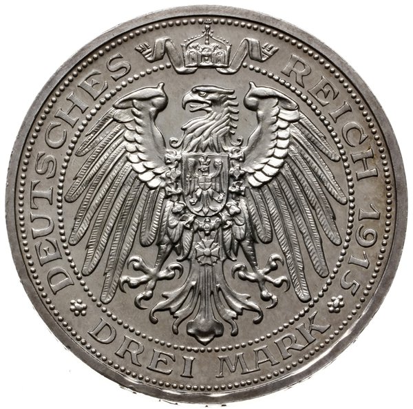 3 marki 1915 A, mennica Berlin