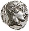 tetradrachma, 479-393 pne; Aw: Głowa Ateny w hełmie przyozdobionym liśćmi laurowymi w prawo;  Rw: ..