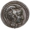 tetradrachma, 166-42 pne; Aw: Głowa Ateny w hełmie ateńskim w prawo; Rw: Sowa stojąca na amforze, ..