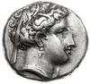 stater, 340-330 pne; Aw: Głowa Demeter w welonie w prawo; Rw: Kłos jęczmienia z liściem po prawej ..