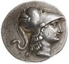 magistrat Kleuch, tetradrachma, ok. 190-36 pne; Aw: Głowa Ateny w hełmie korynckim w prawo; Rw: Ni..