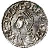 denar typu long cross, 997-1003, mennica Lydford, mincerz Goda; Aw: Popiersie władcy w lewo, w sza..