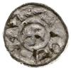denar, 1097-1107, mennica Wrocław; Aw: Monogram SI, BOLEXSLAVS; Rw: Schematyczna głowa  z perełkow..