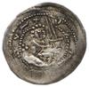 denar, 1239-1249, mennica Gniezno; Aw: Siedzący rycerz w prawo, z wyciągniętym mieczem, +VOLDISV; ..