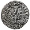 grosz, 1517, Królewiec; Aw: Orzeł brandenburski z tarczą Hohenzollernów na piersi, +ΛLBERTVS (dwa ..