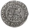 półgrosz 1563, Wilno; na awersie bardzo rzadka odmiana napisowa MAG D L (notowana w katalogu monet..
