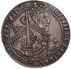 talar 1628, Bygdoszcz; Aw: Popiersie króla w prawo w zbroi, trzymającego miecz i jabłko królewskie..