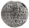 trojak 1594, Malbork; typ z skróconą datą u dołu między zamkniętym pierścieniem (znakiem mincerza ..