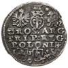 trojak 1595, Lublin; z tytulaturą króla SIG 3, skrócona data rozdzielona herbem Topór (zarządcy me..