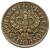5 groszy 1923, Warszawa; na rewersie data 12 IV 24 i monogram SW, moneta próbna; Parchimowicz P107..