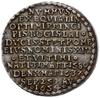 1/4 talara 1654, Szczecin; moneta wybita na pamiątkę śmierci księcia Bogusława XIV w 1637 roku,  A..