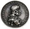 medal z okazji zawarcia pokoju w Oliwie, 1660, autorstwa J. Höhna młodszego; Aw: Popiersie króla w..
