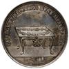 medal wybity z okazji święta Orderu Orła Białego, 1752, sygnowany Wermuth; Aw: Popiersie władcy w ..