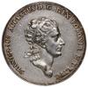 medal nagrodowy Merentibus, 1766, projektu J. F. Holzhaeussera; Aw: Popiersie władcy w prawo, w do..