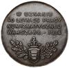 medal na 40. lecie pracy numizmatycznej Stanisława Kosieradzkiego, 1914, projektu Czesława Makowsk..