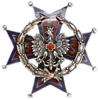 oficerska odznaka pamiątkowa 5. Batalionu Sanitarnego; Krzyż kawalerski z ramionami zakończonymi k..