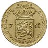 7 guldenów 1761, Aw: Rycerz galopujący w prawo, 