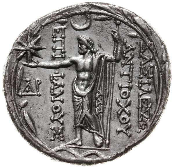 tetradrachma, 121-113 pne, mennica Ptolemais (Ake)