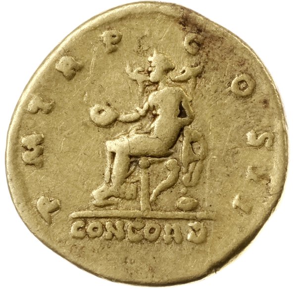 aureus, 118, mennica Rzym