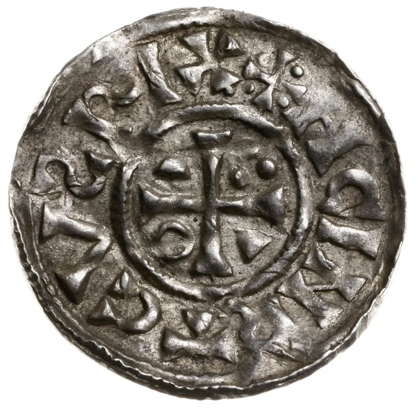 denar, 1002-1009, mincerz Anti; Aw: Krzyż grecki