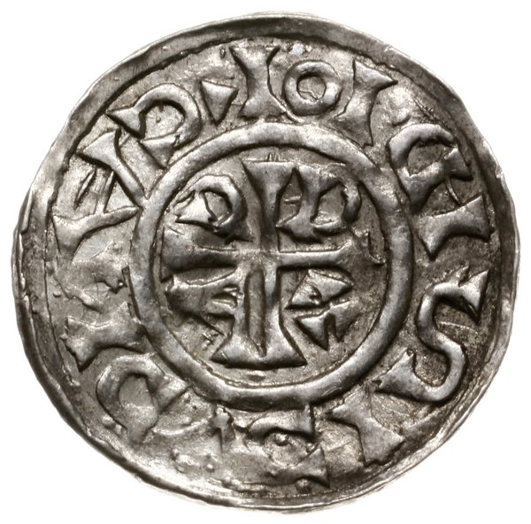 denar, 1039-1042; Aw: Popiersie władcy w prawo, 