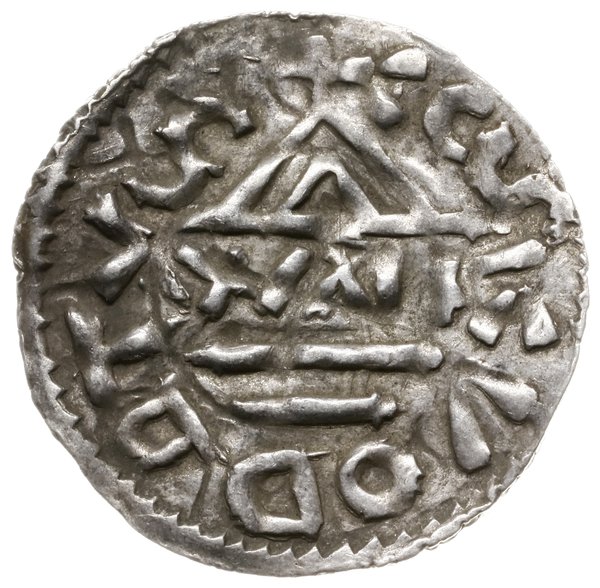 denar, 995-1002, mincerz Vaz; Aw: Krzyż grecki, 