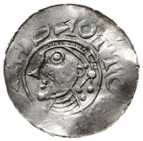 denar typu OAP, 983-1002; Aw: Głowa w lewo, OTTO