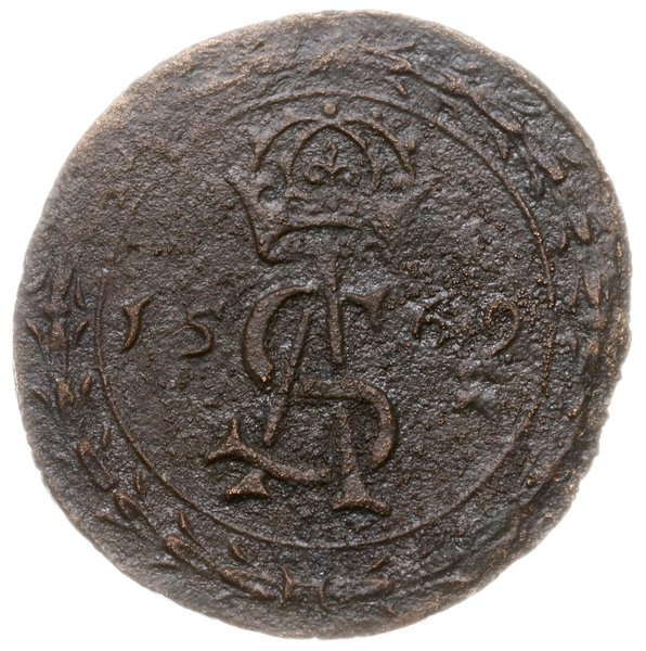 podskarbiówka królewska z 1569 roku; Aw: Monogra