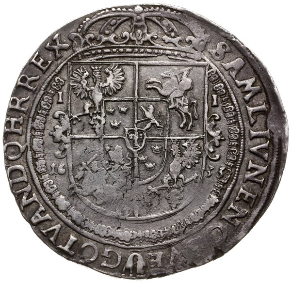 talar 1633, Bydgoszcz; Aw: Półpostać króla, niże