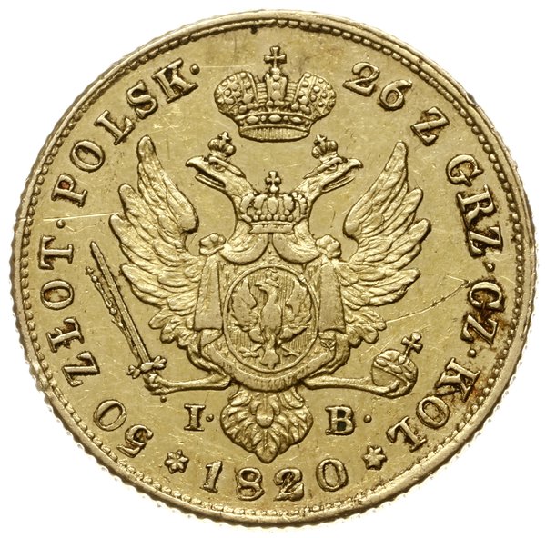 50 złotych 1820, Warszawa