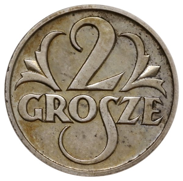2 grosze 1927, Warszawa; jak moneta obiegowa, al
